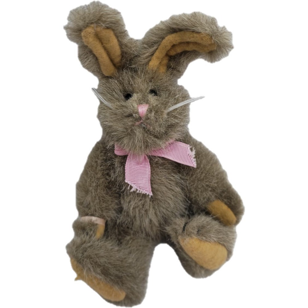 Boyds Bunny Rabbit Vintage Poseable Tan Bear 7"